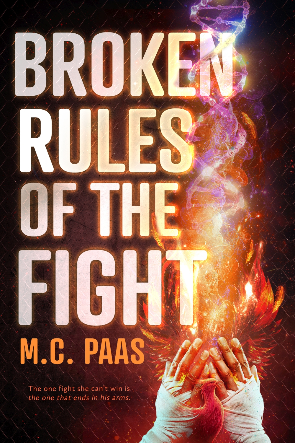 "Broken Rules of the Fight" book cover by M.C. Paas